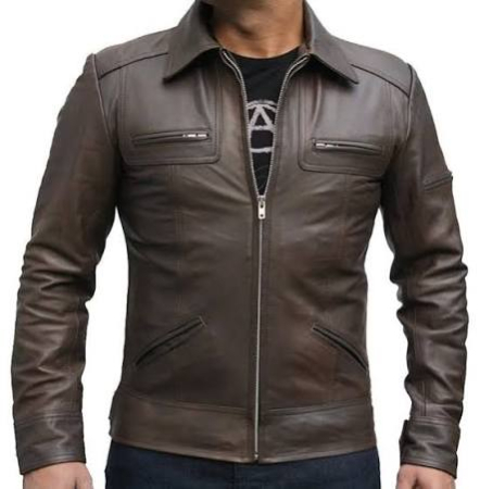 Men Leather Fashion Jacket